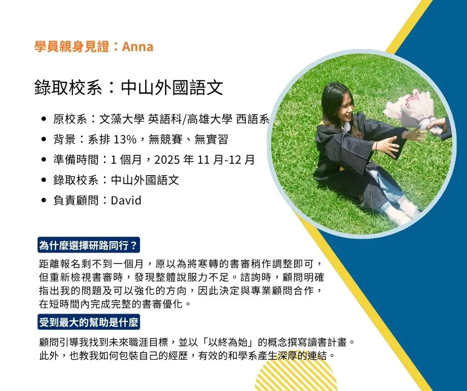 Anna＿中山外文系